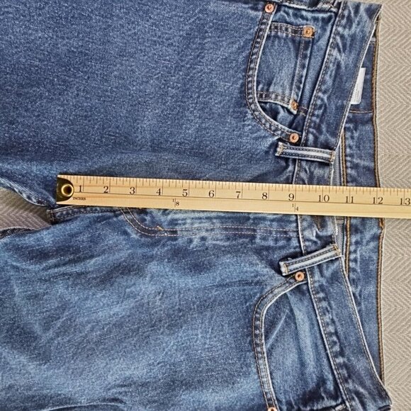 Levi's 505 Men's Jeans Size W33 L32 Classic Fit Straight Leg Blue Denim EUC - Picture 6 of 15